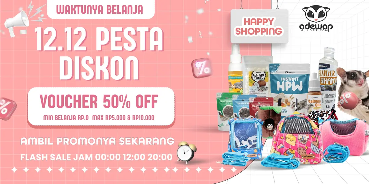 12.12 Pesta Diskon - Voucher 50% OFF